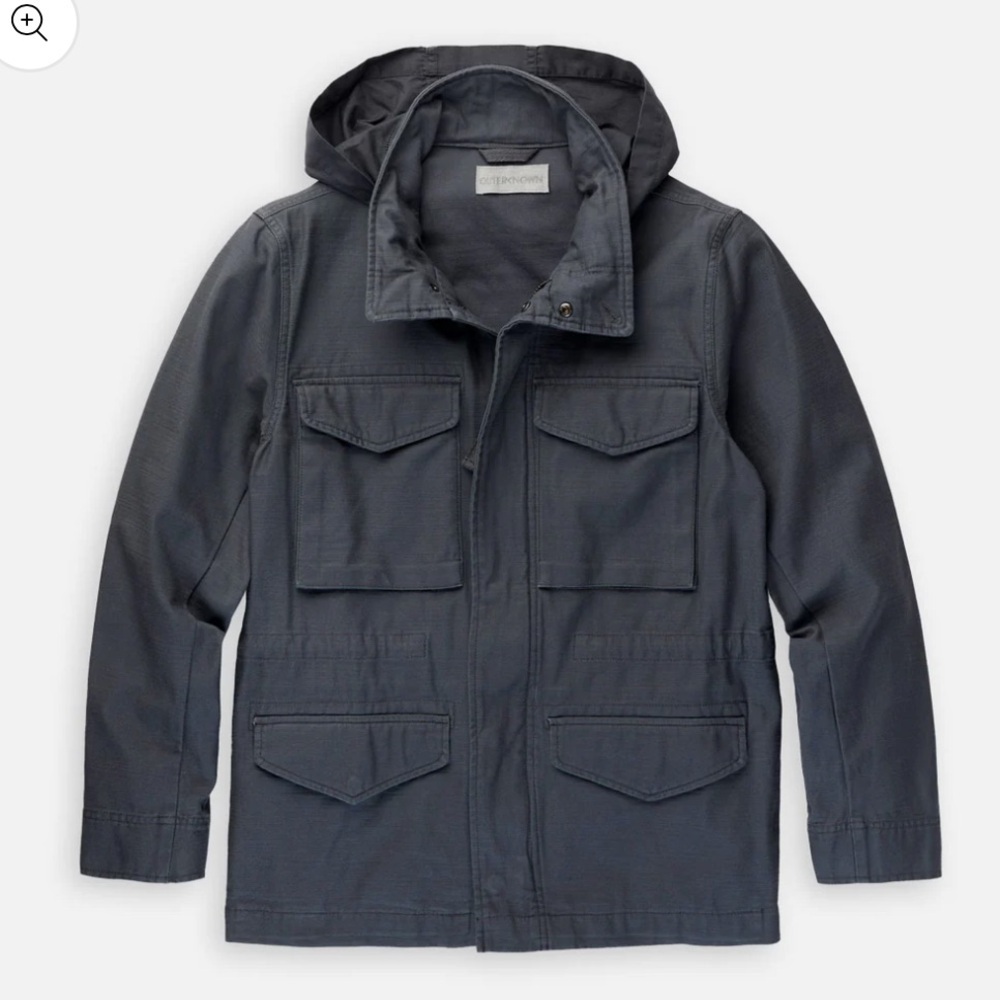 Outerknown Voyager Military Field Jacket Slate Gray